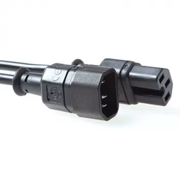 Virtajohto ACT Powercord C14 - C15 musta 1,2 m
