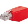 RJ-45-liitin Schwaiger CKR01 531 punainen