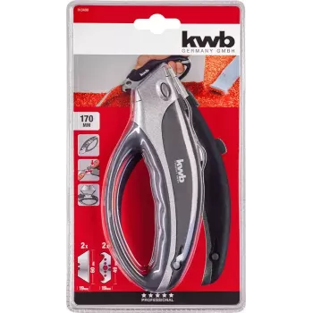 mattoveitsi KWB 013400 musta partaterä 170 mm pituus 6 cm terä