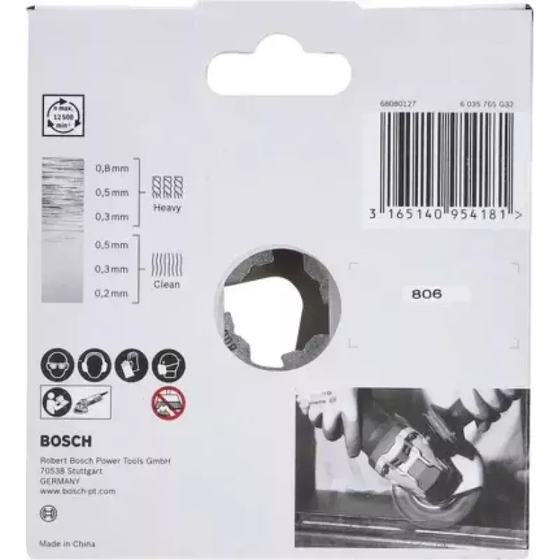 Bosch 2 608 620 732 kulmahiomakoneen lisävaruste teräsharja