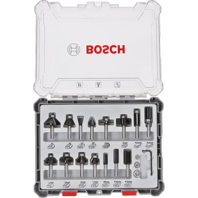 Bosch 2607017473 jyrsinteräsarja 15 kpl