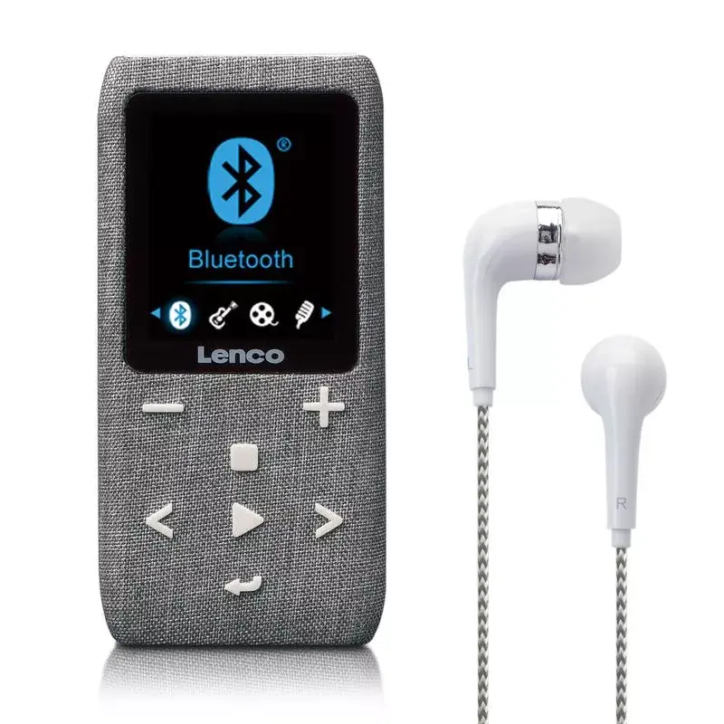 MP4-soitin Lenco Xemio-861 8 GB harmaa USB 3.2 FM-radio