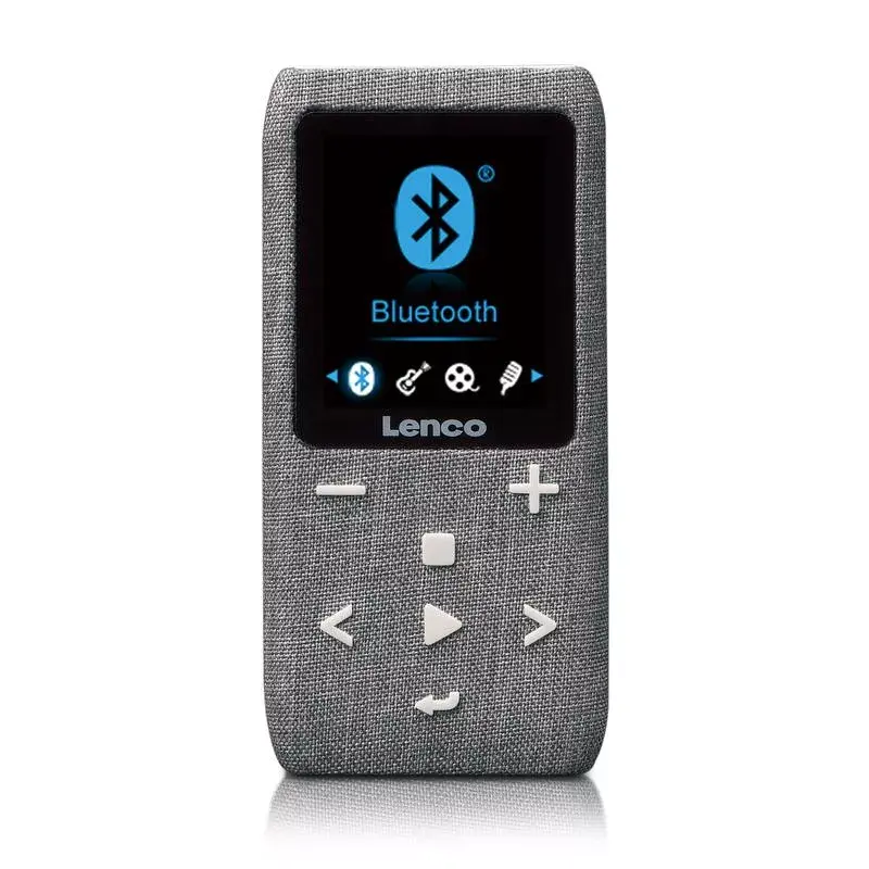 MP4-soitin Lenco Xemio-861 8 GB harmaa USB 3.2 FM-radio