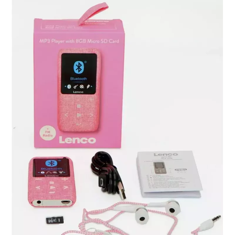 MP4-soitin Lenco Xemio-861 pinkki