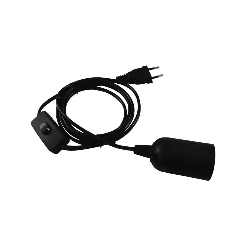 Virtajohto Eurolite 51100666 musta 1,7 m H05VV-F 230 V
