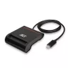 ACT ulkoinen USB-C-älykortin eID-kortinlukija, musta