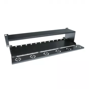 ACT Fiber Panel High Density 2HE 12 MTP®-MPO-kasetille / Keystone-sovitinlevyille