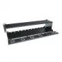 ACT Fiber Panel High Density 2HE 12 MTP®-MPO-kasetille / Keystone-sovitinlevyille
