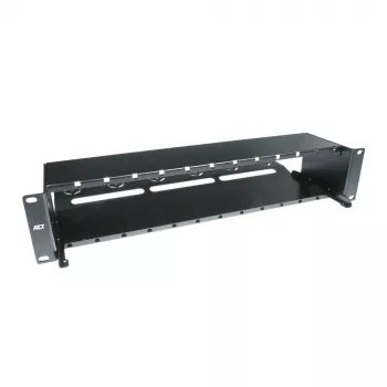 ACT Fiber Panel High Density 2HE 12 MTP®-MPO-kasetille / Keystone-sovitinlevyille