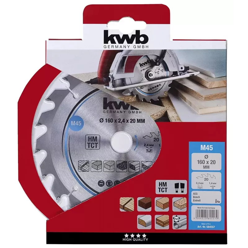 KWB 584557 kovametalliterällä 1 kpl