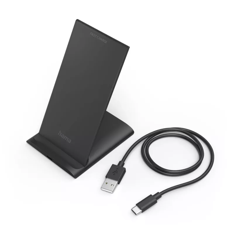 Hama QI-FC10S älypuhelin musta USB langaton lataus pikalataus sisäkäyttö