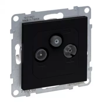Legrand 765369 pistorasia TV + SAT musta