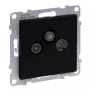 Legrand 765369 pistorasia TV + SAT musta