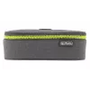 Herlitz beatBox ABC -penaalilaatikko polyesteri harmaa keltainen 225x120x70mm