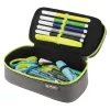 Herlitz beatBox ABC -penaalilaatikko polyesteri harmaa keltainen 225x120x70mm