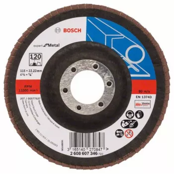 Hiomalaikka Bosch X551 Expert for Metal — hiiliteräkselle, valuraudalle, ei-rautametallille, 1 kpl