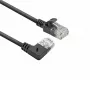 ACT musta 1,5 metrin U/UTP CAT6A LSZH Slimline -verkkokaapeli DC2951