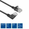 ACT musta 1,5 metrin U/UTP CAT6A LSZH Slimline -verkkokaapeli DC2951