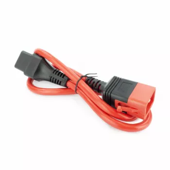 ACT virtajohto C19 IEC Lock - C20 IEC Lock Dual Locking punainen 1 m, PC3633