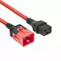 ACT virtajohto C19 IEC Lock - C20 IEC Lock Dual Locking punainen 2 m, PC3637