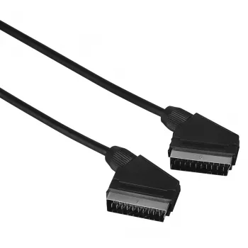 Hama 00205081 SCART-kaapeli 1,5 m SCART (21-napainen) musta