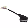Hama 00205081 SCART-kaapeli 1,5 m SCART (21-napainen) musta
