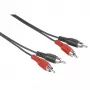 Hama 00205085 audiokaapeli 1,5 m 2 x RCA musta