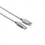 Hama 00200902 USB-kaapeli USB 2.0 5 m USB A USB B harmaa