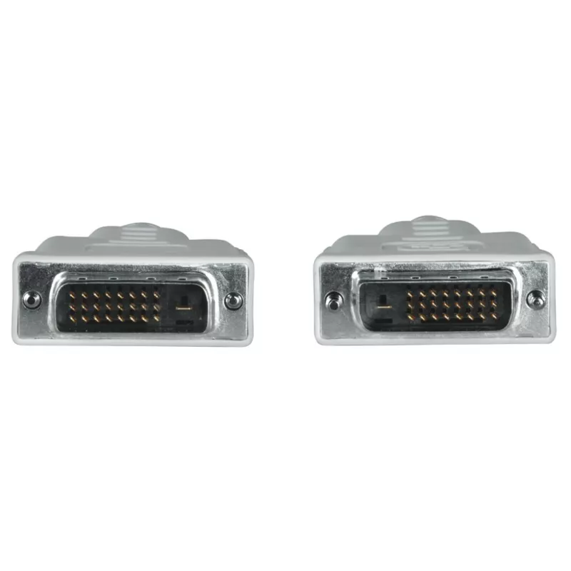 Hama 00200931 DVI-kaapeli 1,5 m DVI-D harmaa
