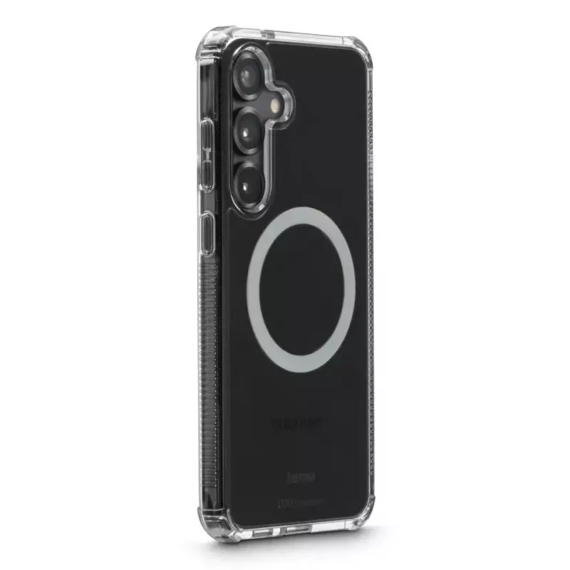 Hama 00080590 Extreme Protect magneettinen suojakotelo Samsung Galaxy S25+ -puhelimelle, läpinäkyvä
