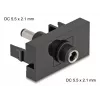 DeLOCK Easy 45 pistorasia DC musta liitäntä pistoke 45mm