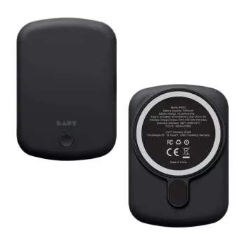 Powerbank LAUT PW02 5000 mAh langaton lataus musta