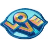 Badge LAUT MAGMOJI Aqua/keltainen kangaspehmomerkki, 1 kpl