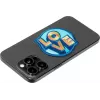 Badge LAUT MAGMOJI Aqua/keltainen kangaspehmomerkki, 1 kpl