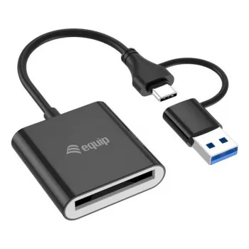 Kortinlukija Equip 245461 USB 3.2 Gen 2 Type-C musta CFexpress 2.0