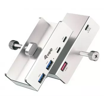 Equip 128967 USB-keskitin USB 3.2 Gen 1 (3.1 Gen 1) Type-A 5000 Mbit/s alumiini