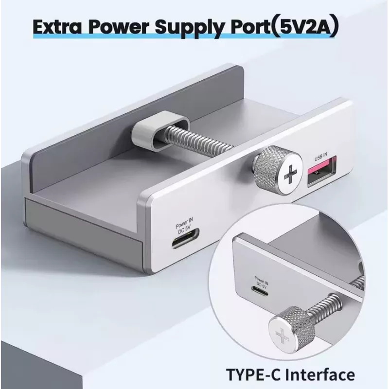 Equip 128967 USB-keskitin USB 3.2 Gen 1 (3.1 Gen 1) Type-A 5000 Mbit/s alumiini