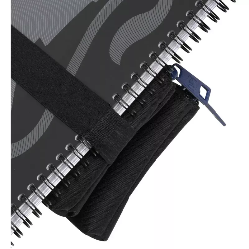 Pehmeä penaali Oxford 400183590 musta 220x70x90 mm
