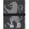 Pehmeä penaali Oxford 400183590 musta 220x70x90 mm