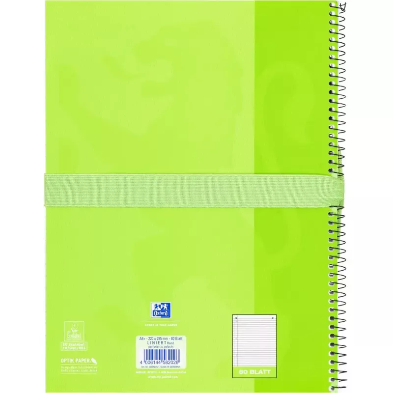 Pehmeä penaali Oxford 400183591 vihreä 220x70x90 mm