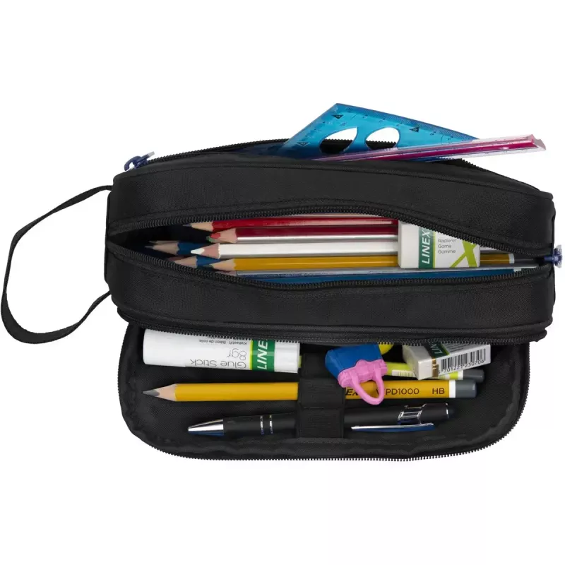 Pehmeä penaali Oxford 400183523 musta 220x70x90 mm