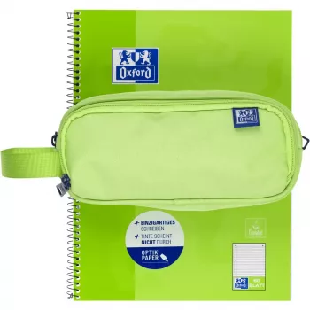 Pehmeä penaali Oxford 400183525 vihreä 220x70x90 mm