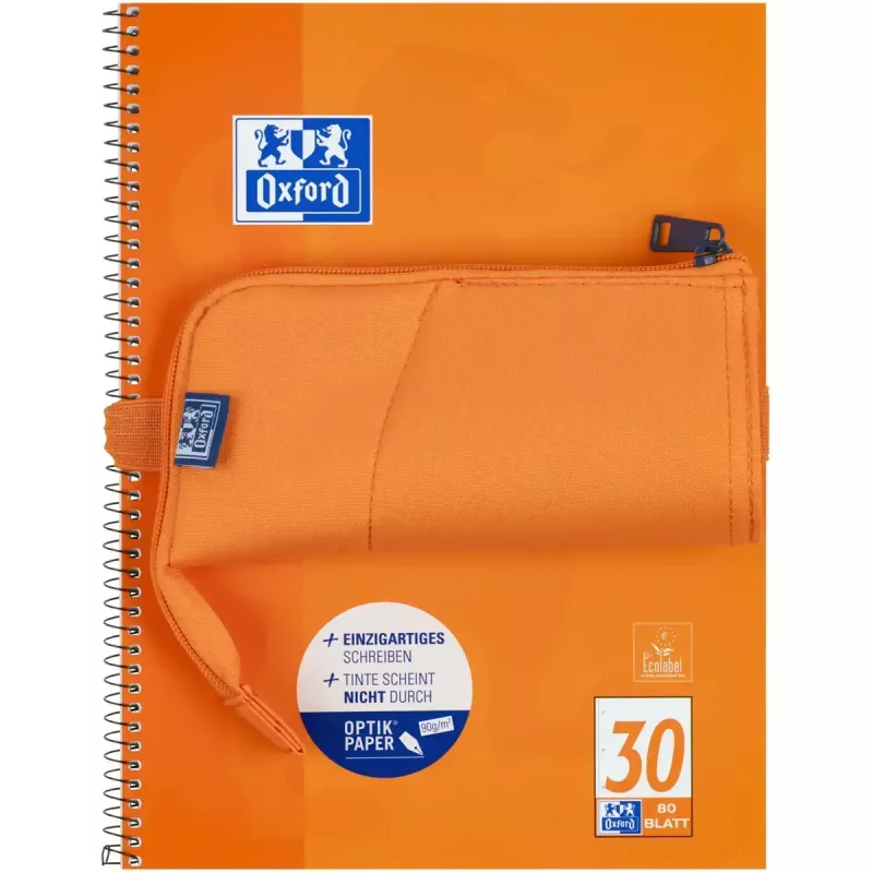 Pehmeä penaali Oxford 400183528 oranssi 220x70x90 mm