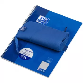 Pehmeä penaali Oxford 400183529 sininen 220x70x90 mm
