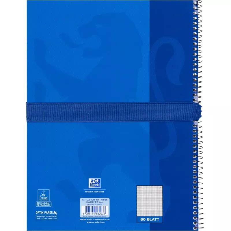 Pehmeä penaali Oxford 400183529 sininen 220x70x90 mm
