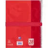 Pehmeä penaali Oxford 400183527 punainen 220x70x90 mm