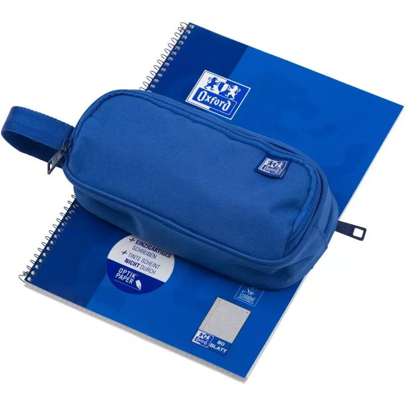Pehmeä penaali Oxford 400183522 sininen 220x70x90 mm