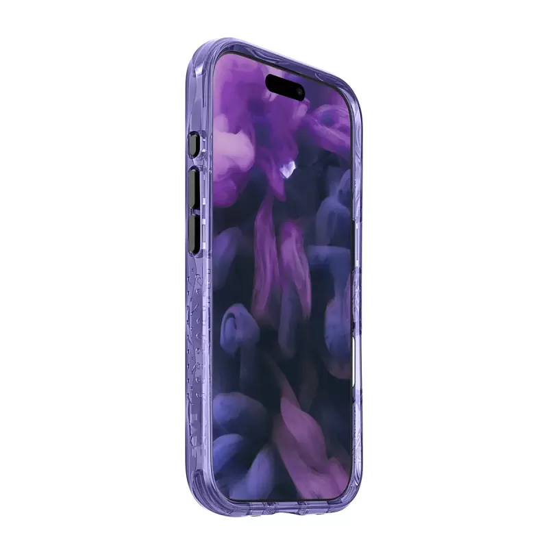 Kotelo LAUT CRYSTAL MATTER iPhone 17 16 cm violetti läpinäkyvä