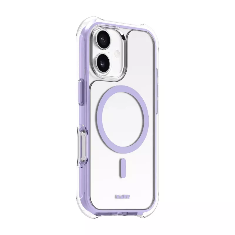 LAUT AERO PROTECT kotelo iPhone 17 16 cm violetti läpinäkyvä