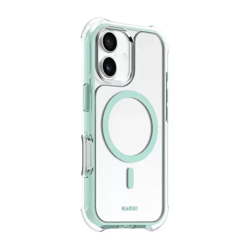 LAUT AERO PROTECT puhelinkotelo minttu läpinäkyvä iPhone 17